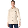 image:imageCarhartt Womens 106812 Womens Rugged Flex Loose Fit Canvas Chore CoaUndyed Ecru