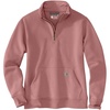 image:imageCarhartt Womens Clarksburg QuarterZip SweatshirtRose Tint Heather