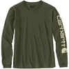 image:imageCarhartt Womens Dearborn Loose LS Logo TShirtBasil Heather