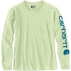 image:imageCarhartt Womens Dearborn Loose LS Logo TShirtHint of Lime