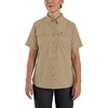 image:imageCarhartt Womens Force Relaxed Fit Lightweight Short Sleeve ShirtDark Khaki