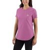 image:imageCarhartt Womens Force Relaxed Fit Midweight Pocket TShirt 105415Thistle