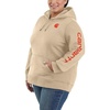 image:imageCarhartt Womens Iconic Clarksburg Logo SweatshirtWhite Truffle