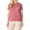 image:imageCarhartt Womens Irvine Relaxed Floral Pocket TShirtDark Rose Tint