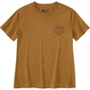 image:imageCarhartt Womens Irvine Relaxed Heritage Heart TShirtCarhartt Brown