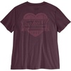 image:imageCarhartt Womens Irvine Relaxed Heritage Heart TShirtDeep Cherrywood