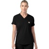 image:imageCarhartt Womens Knit Womens VNeck Scrub TopBlack