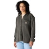 image:imageCarhartt Womens Oversizedfit Heavyweight Waffle Knit ShirtCarbon Heather