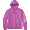 image:imageCarhartt Womens Sawyer Script Logo SweatshirtElectric Fuchsia