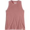 image:imageCarhartt Womens Tencel Fiber Series Fitted Ribbed TankRose Tint
