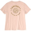 image:imageCarhartt Womens Tencel Fiber Series Loose Floral TShirtLight Coral