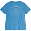 image:imageCarhartt Womens Tencel Fiber Series Loose Floral TShirtTranquil Blue
