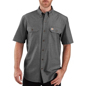 image:imageCarhartt Mens 104369 Loose Fit Midweight ShirtBlack Chambray