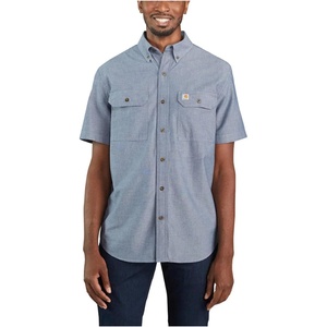 image:imageCarhartt Mens 104369 Loose Fit Midweight ShirtDenim Blue Chambray