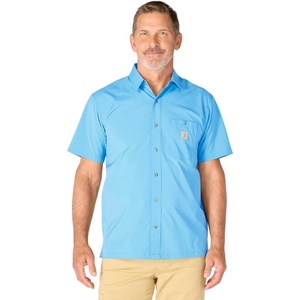 image:imageCarhartt Mens 106141 Force Sun Defender Relaxed Fit Lightweight ShoTranquil Blue