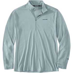 image:imageCarhartt Mens 106573 Force Sun Defender Relaxed 12ZipSmoke Blue