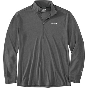 image:imageCarhartt Mens 106573 Force Sun Defender Relaxed 12ZipSteel Heather