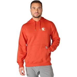 image:imageCarhartt Mens 106655 Force Relaxed Fit Lightweight Logo Graphic SweatAtomic Red
