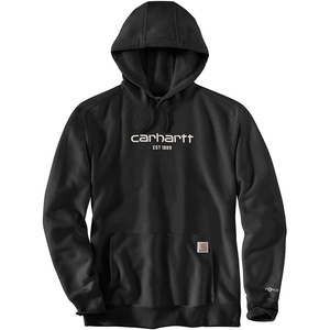 image:imageCarhartt Mens 106655 Force Relaxed Fit Lightweight Logo Graphic SweatBlack Closeout