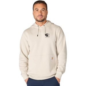 image:imageCarhartt Mens 106655 Force Relaxed Fit Lightweight Logo Graphic SweatCobblestone