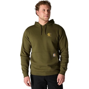 image:imageCarhartt Mens 106655 Force Relaxed Fit Lightweight Logo Graphic SweatDark Bronzed Green
