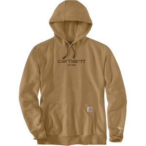 image:imageCarhartt Mens 106655 Force Relaxed Fit Lightweight Logo Graphic SweatShaded Beach Heather