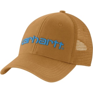 image:imageCarhartt Mens Canvas MeshBack Logo Graphic CapCarhartt Brown