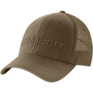image:imageCarhartt Mens Canvas MeshBack Logo Graphic CapLight Brown