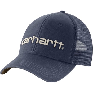 image:imageCarhartt Mens Canvas MeshBack Logo Graphic CapSuperstormBurnished Logs