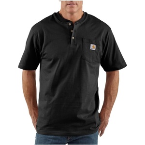 image:imageCarhartt Mens Dearborn Loose Henley TShirtBlack