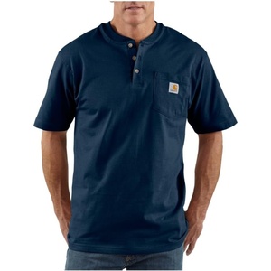 image:imageCarhartt Mens Dearborn Loose Henley TShirtNavy