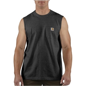 image:imageCarhartt Mens Dearborn Relaxed Sleeveless TShirtBlack
