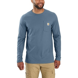 image:imageCarhartt Mens Force Relaxed Fit Midweight LongSleeve Pocket TShirtThundercloud