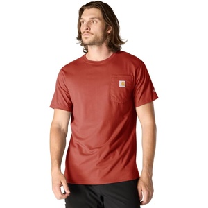 image:imageCarhartt Mens Force Relaxed Fit Midweight ShortSleeve Pocket TShirtAtomic Red