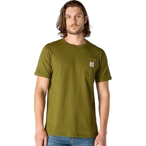 image:imageCarhartt Mens Force Relaxed Fit Midweight ShortSleeve Pocket TShirtDark Bronzed Green