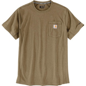 image:imageCarhartt Mens Force Relaxed Fit Midweight ShortSleeve Pocket TShirtNight Fatigue Heather