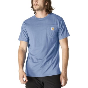 image:imageCarhartt Mens Force Relaxed Fit Midweight ShortSleeve Pocket TShirtWorkwear Blue