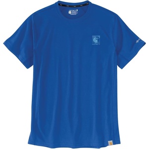 image:imageCarhartt Mens Force Relaxed Logo TShirtElectric Indigo