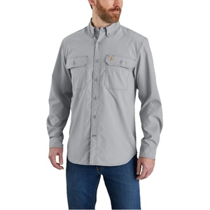 image:imageCarhartt Mens Force Sun Defender Chambray Relaxed Ls ShirtSteel