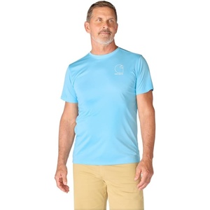 image:imageCarhartt Mens Force Sun Defender Lightweight ShortSleeve Logo Graphic TShirtBlue Gleam Heather