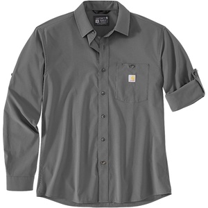 image:imageCarhartt Mens Force Sun Defender Relaxed Fit Lightweight LongSleeve ShirtSteel