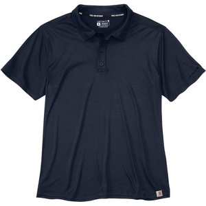image:imageCarhartt Mens Force Sun Defender Relaxed PoloNavy
