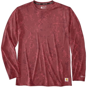 image:imageCarhartt Mens Force Sun Defender Relaxed Print Ls TShirtAmber Terrain Camo
