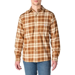 image:imageCarhartt Mens Hamilton Relaxed Ls Plaid ShirtCarhartt Brown