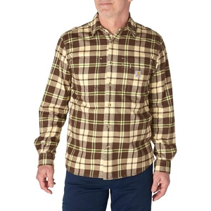 image:imageCarhartt Mens Hamilton Relaxed Ls Plaid ShirtDark Clove