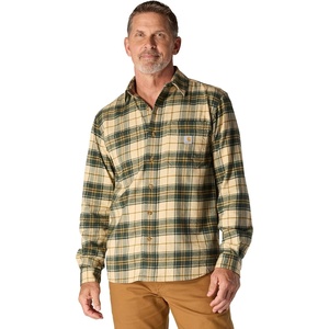 image:imageCarhartt Mens Hamilton Relaxed Ls Plaid ShirtForestry Green