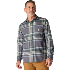 image:imageCarhartt Mens Hamilton Relaxed Ls Plaid ShirtGravel