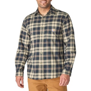 image:imageCarhartt Mens Hamilton Relaxed Ls Plaid ShirtNavy