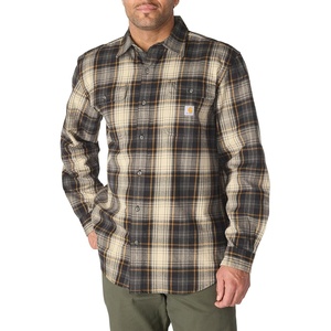 image:imageCarhartt Mens Hubbard Loose Ls Plaid ShirtBlack