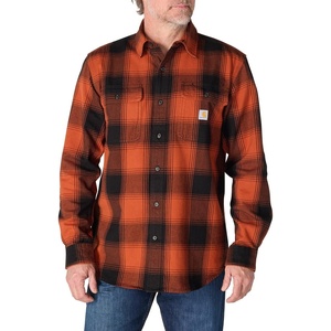 image:imageCarhartt Mens Hubbard Loose Ls Plaid ShirtHomestead Red